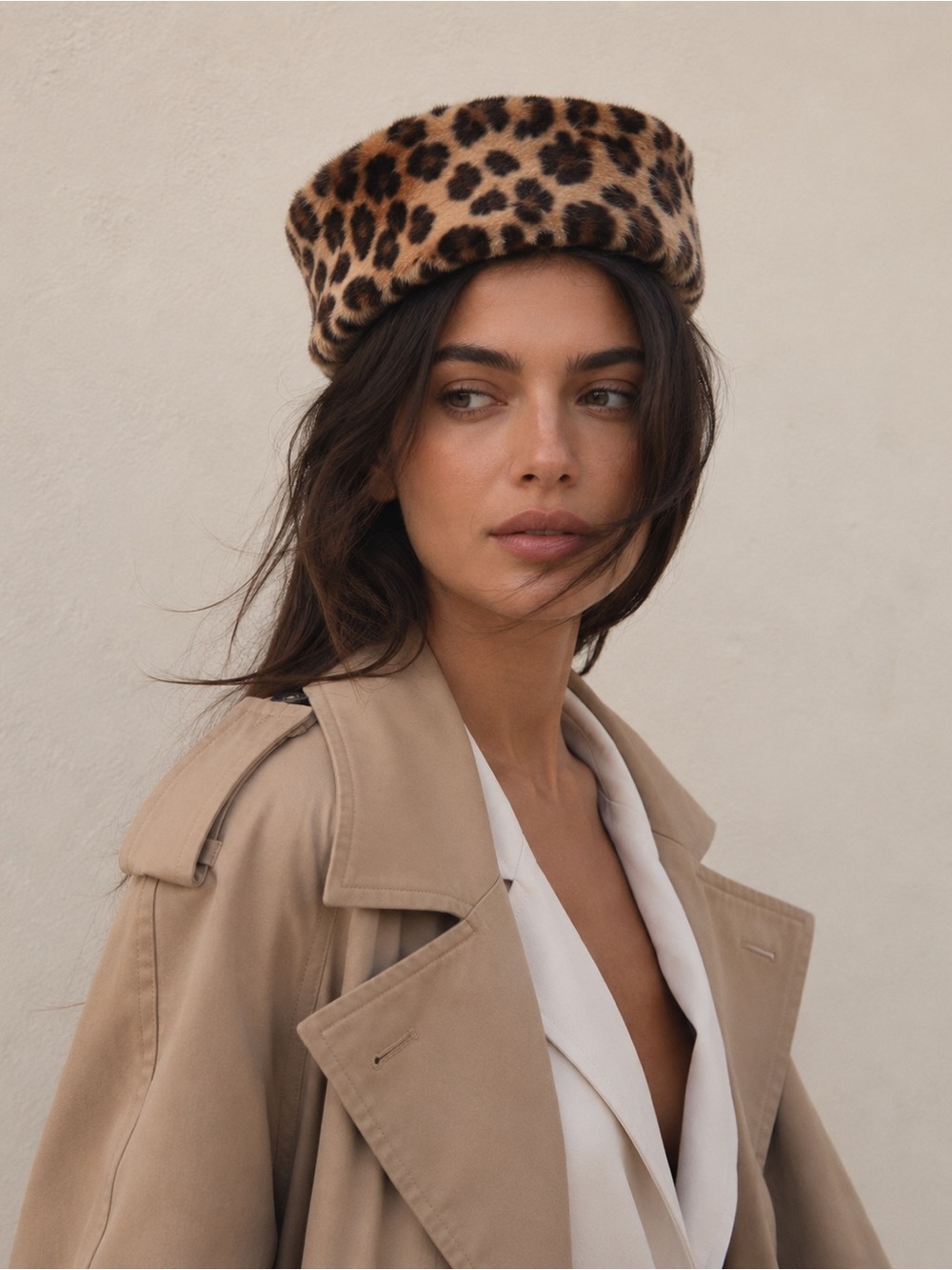 Stern Brothers New York Vintage Leopard Print Pillbox Hat Excellent Condition